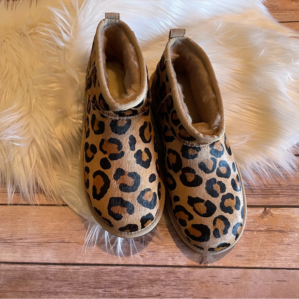 UGG Ultra Mini Classic Genuine Calf Hair Bootie - Picture 6 of 8